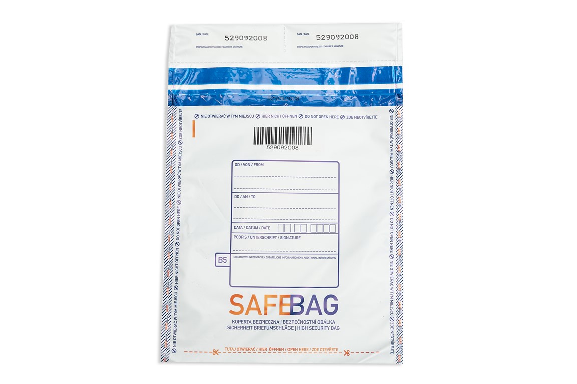 Koperta bezpieczna B5 200x260 SafeBag biała